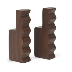 2 Ganchos Unda, Marrón oscuro