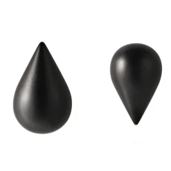 2 perchas Dropit, grandes, negro