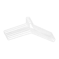 5 Perchas Edge, White