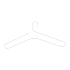 5 Perchas Smooth, White