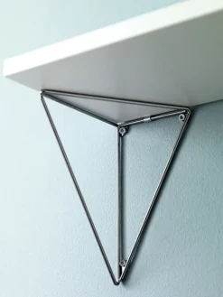 2 Soportes para balda Pythagoras, cromo