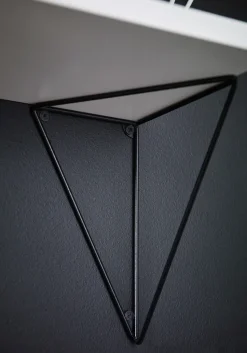 2 Soportes para balda Pythagoras, negro