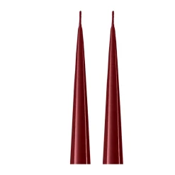 2 Velas ester & erik 37 cm lacado, Deep wine 44/2