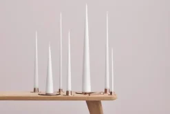 2 Velas ester & erik 37 cm lacado, Pure white 31