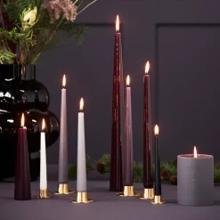 2 Velas ester & erik 37 cm mate, Muted mauve 42