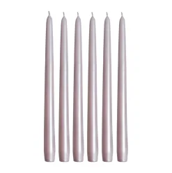 6 Velas Herrgårdsljus 30 cm, Rosa perla