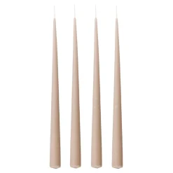 4 Velas Velvet, gris