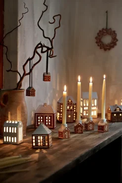 Adorno de Navidad 5 cm Gingerbread 2-pack, Marrón