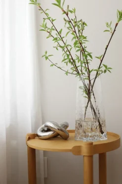 Adorno Knot Table large, Light Silver