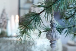 Adorno navideño Norille 12 cm, Mörkgrå