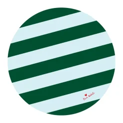 Alfombra para árbol de Navidad Love Ø100 cm, Verde-azul claro