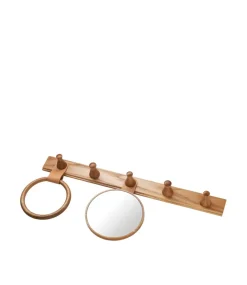 Anillo para bufanda Q4 Allé Scarf ring, Oak nature lacquered