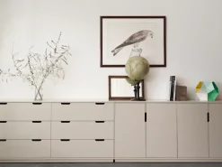 Aparador Aoko 77x160 cm, Lacado blanco
