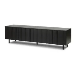 Aparador bajo Rib, Soft Black