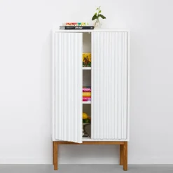 Aparador Collect 2013, Blanco-patas de roble