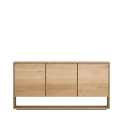 Aparador Nordic, Roble encerado 3 puertas