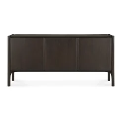 Aparador PI, Teak oscuro, 3 puertas