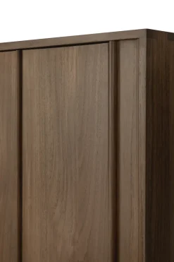 Aparador Pillar, Wild brown teak, 220 cm