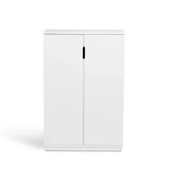 Armario Aoko 120 cm, Lacado blanco