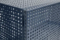 Armario Perforated Cabinet large, Steel blue