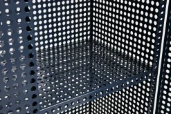 Armario Perforated Cabinet large, Steel blue
