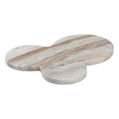 Bandeja de mármol Humdakin 26 cm, Brown
