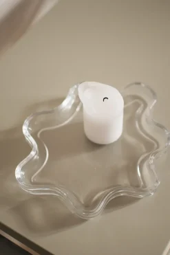 Bandeja decorativa Filter, Transparente, Ø22 × 2 cm
