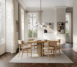 Bandeja decorativa Iwa, Abedul, Ø20