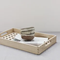 Bandeja Fionia 32x48 cm, roble