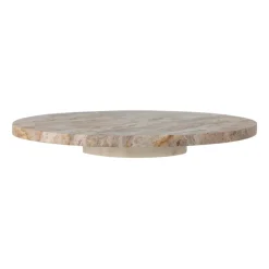 Bandeja giratoria Nuni Ø36 cm, mármol marrón