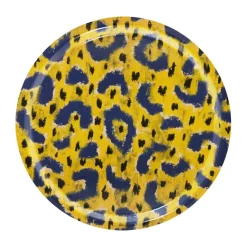 Bandeja Monster Medium Ø49 cm, Ochre yellow-grey-black