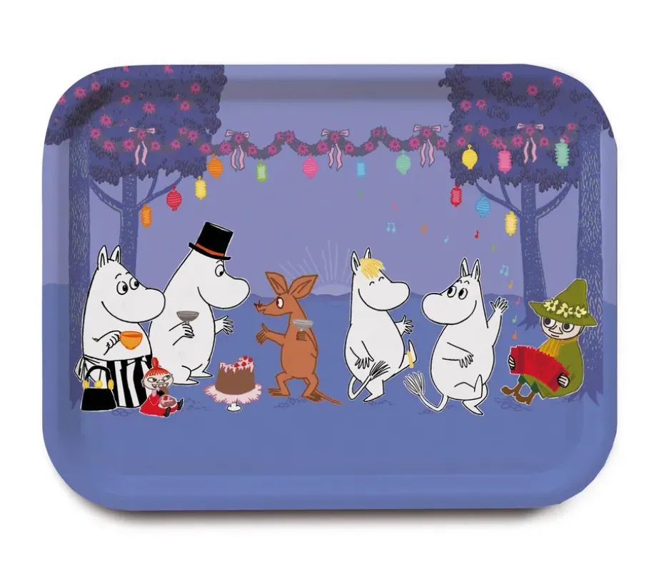 Bandeja Moomin Dancing, azul
