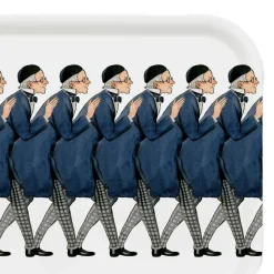 Bandeja rectangular Uncle Blue, 20 x 27 cm