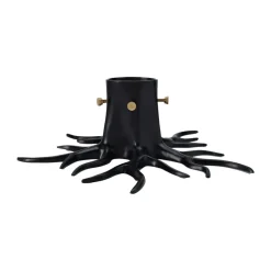 Base para árbol de Navidad Garden Glory, Black matte
