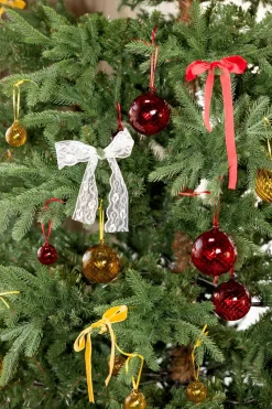 Bola de Navidad Opacity M Ø8 cm, 2-pack, Amarillo