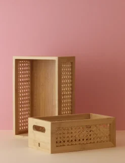 Caja de almacenamiento Bamboo box 15x25 cm, Bambú