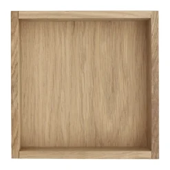 Caja de almacenamiento Carve 15 cm, Roble