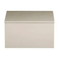 Caja de almacenamiento lacada Lux 19x19x10,5 cm, Latte