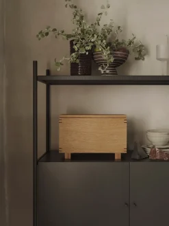Caja de madera Bon 19x35 cm, Oiled oak