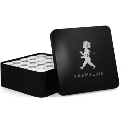 Caja de velas Solstickan 21x21 cm, Negro mate