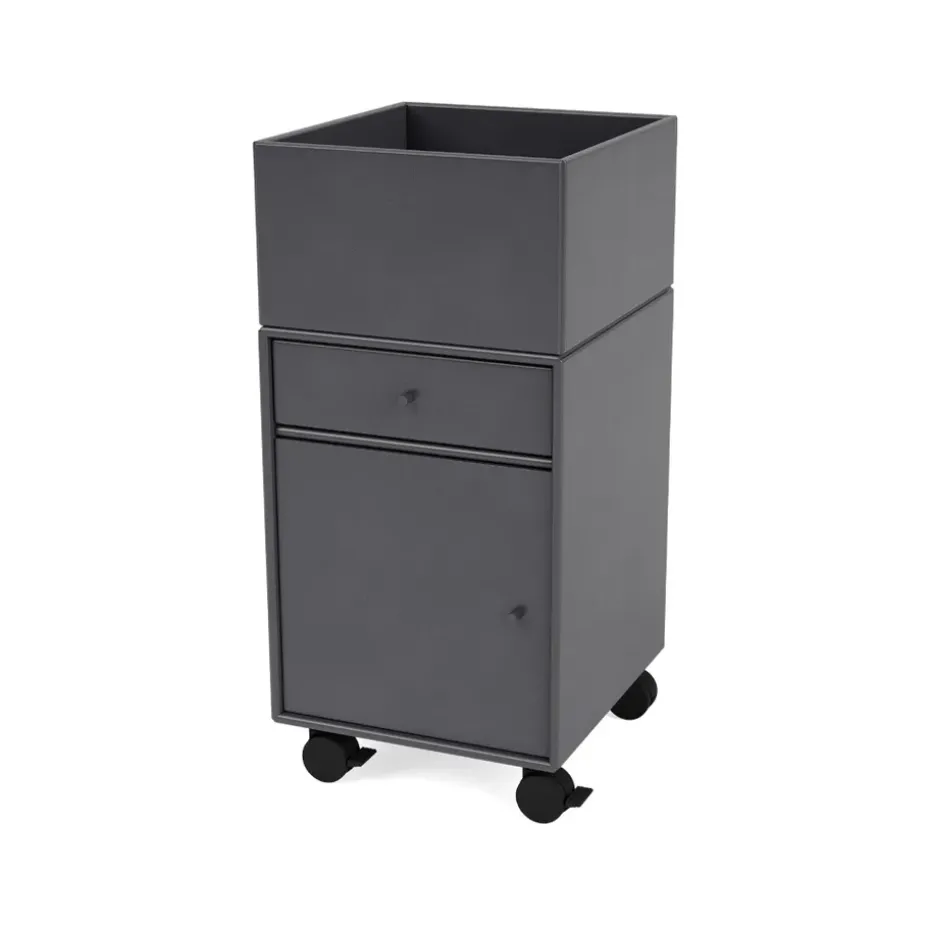 Cajonera con ruedas Runner, Coal 36