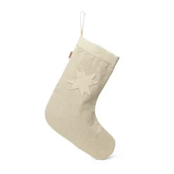 Calcetín de navideño Vela, Natural
