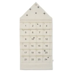 Calendario de Navidad Star casa 100 cm, Sand
