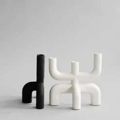 Candelabro Cobra 25x25 cm, Bone White