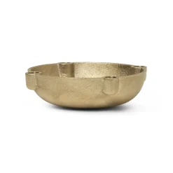 Candelabro de Adviento Bowl latón, Brass