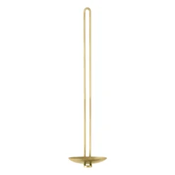 Candelabro de pared Clip 34 cm, Latón