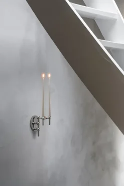 Candelabro de pared STOFF Nagel, Chrome