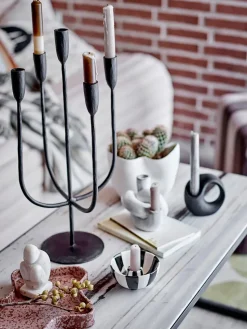 Candelabro Haydn nudo, Blanco