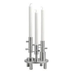Candelabro Jaime Hayon grande, Stainless steel