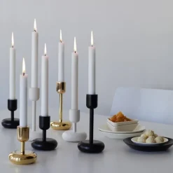 Candelabro Nappula, blanco, pequeño 107 mm